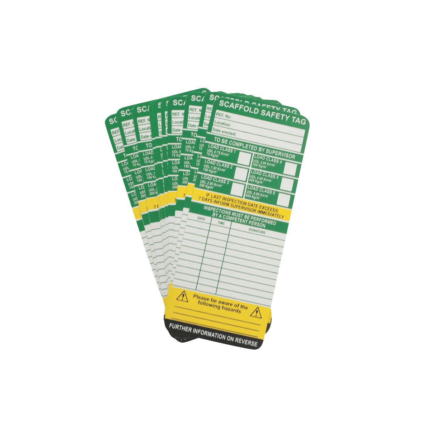 Essentials Scaffold Tag Inserts 10 Pack (805PX)