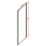 Semi-Framed Side Panel Polished Silver 760mm