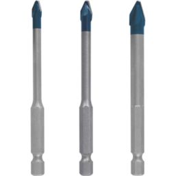 Bosch Expert HEX-9 Hard Ceramic Tile Bit Set 3 Pack