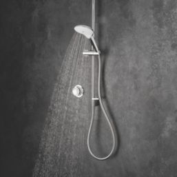 Mira Mode HP/Combi Ceiling-Fed Chrome Thermostatic Digital Mixer Shower
