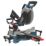 Refurb Erbauer EMIS254S 254mm  Electric Double-Bevel Sliding Mitre Saw 220-240V