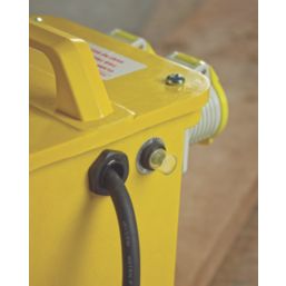 Carroll & Meynell  3kVA Intermittent Transformer Distribution Kit 230V/110V Yellow