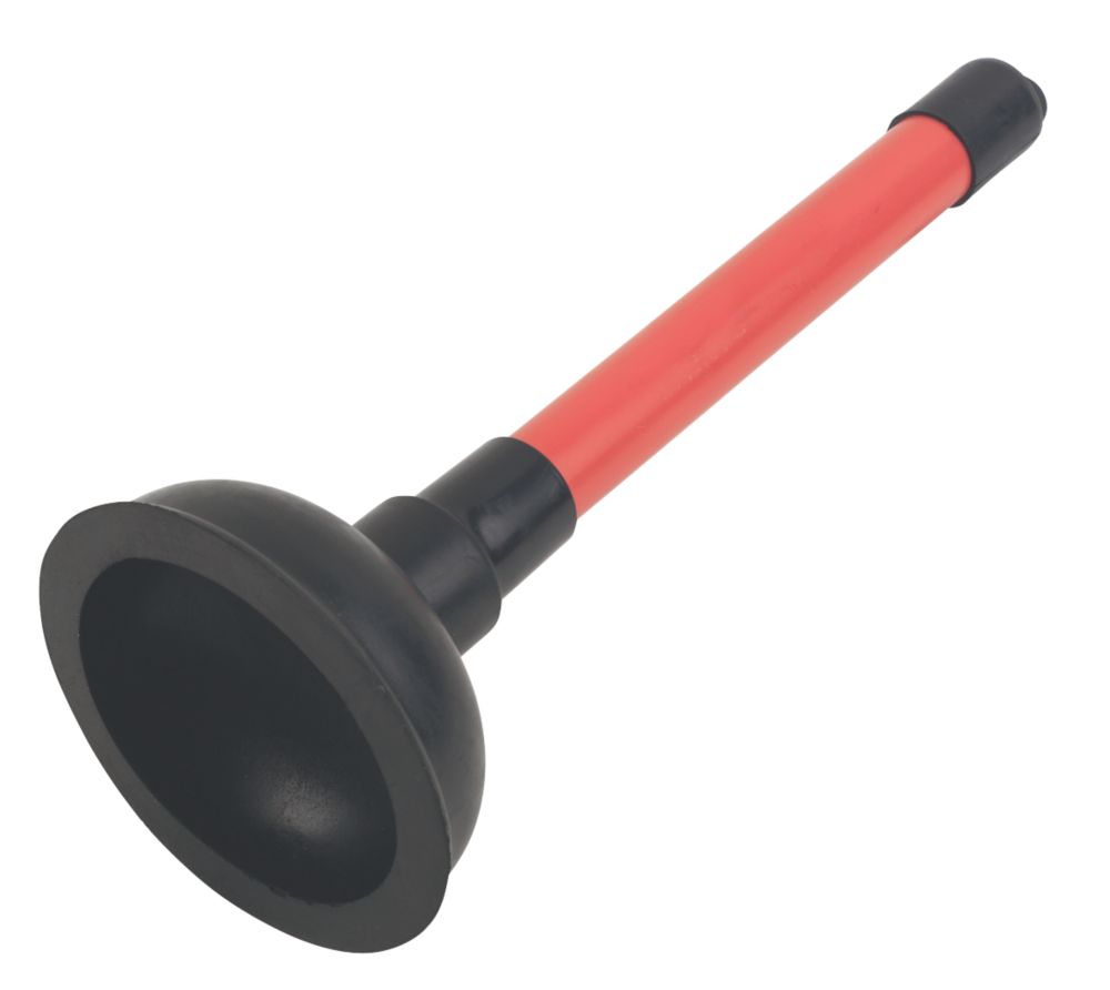 Mini Sink Plunger with Ergonomic Handle, Kitchen Drain Plunger, 4.5 X 4.5  X 7.