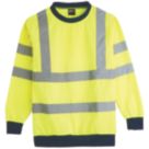 Pro RTX High Visibilty  Sweatshirt Yellow / Navy Large 44" Chest