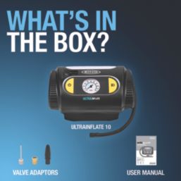 Ring ULTRAINFLATE 10 Analogue Tyre Inflator 12V