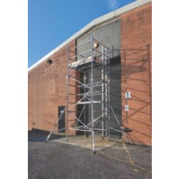 Boss 1450 Ladderspan 3T Double Depth Top Grade Aluminium Tower 1.2m x 1.8m x 12.2m