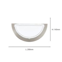 Eglo Planet 1 Wall Light Satin Nickel