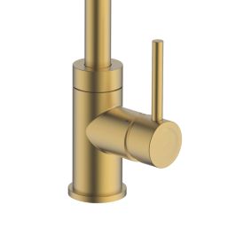 Swirl Seville  Mixer Tap Brushed Brass