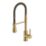Swirl Seville  Mixer Tap Brushed Brass