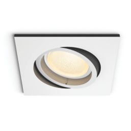 Philips Hue Centura Adjustable Head Square LED Recessed Spotlight White 5.7W 350lm