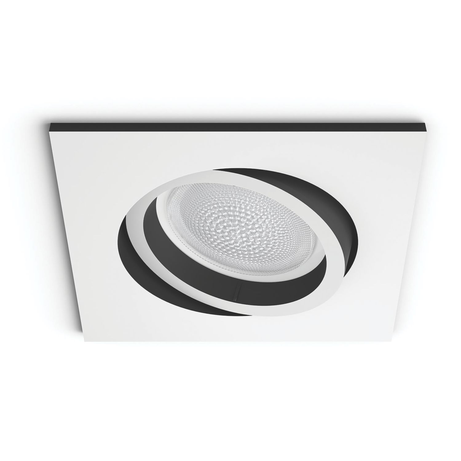 Philips Hue Centura Adjustable Head Square LED Recessed Spotlight White 5.7W 350lm (806JE)