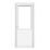 Crystal  1-Panel 1-Clear Light Right-Handed White uPVC Back Door 2090mm x 920mm