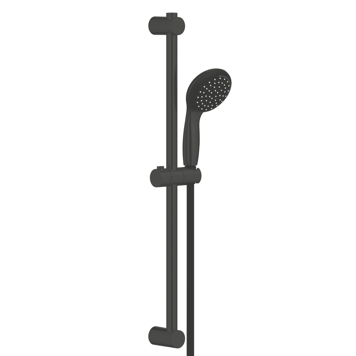 Grohe QuickFix Vitalio Start 100 Shower Rail Set Matt Black (806KW)