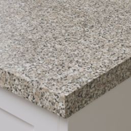 Wilsonart Options Plus Matt Beige Granite Effect Laminate Breakfast Bar 4100mm x 900mm x 38mm