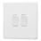 Arlec  10A 2-Gang 2-Way Light Switch  White