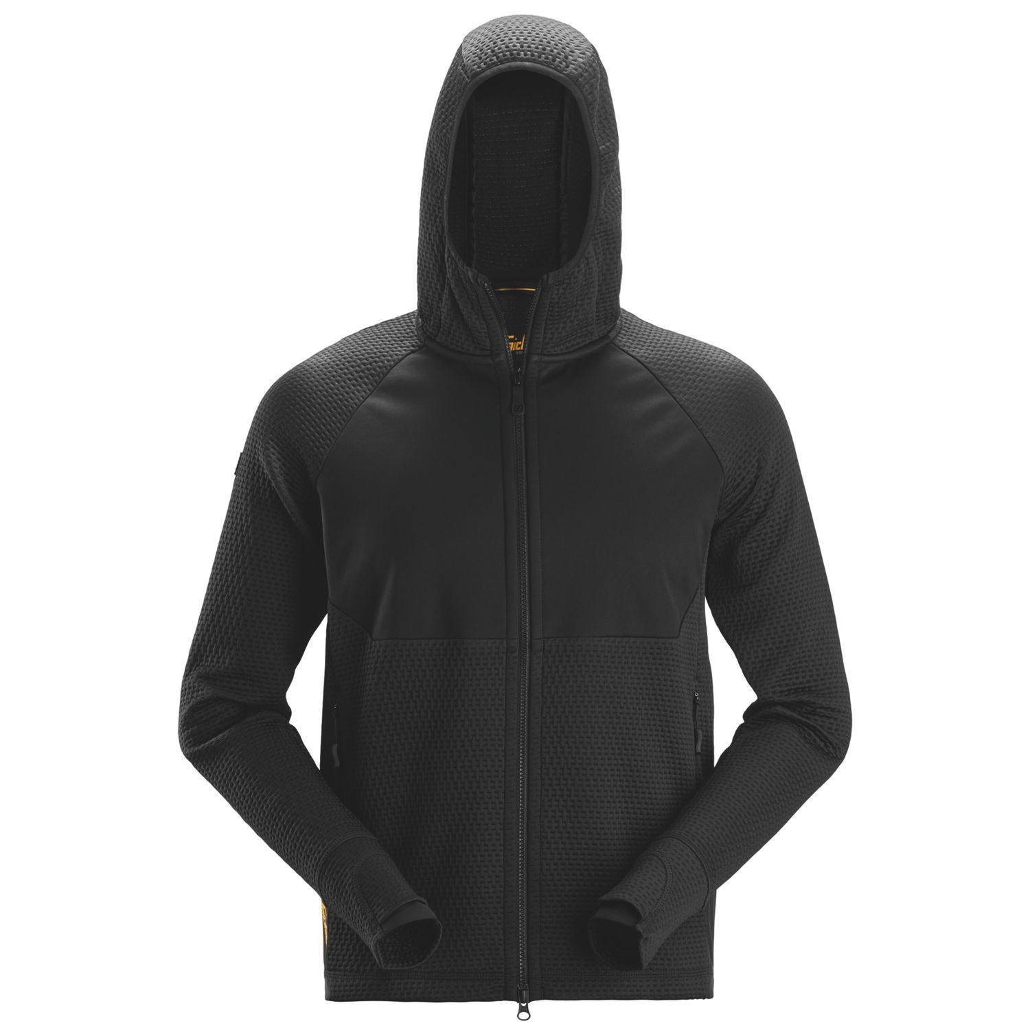 Snickers 8405 - FlexiWork Full-Zip Midlayer Hoodie Black Medium 39" Chest (806TV)