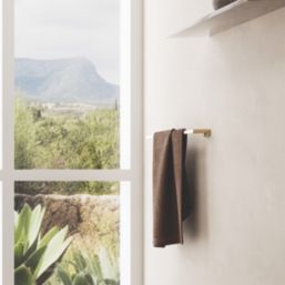 Hansgrohe AddStoris Bath Towel Rail Brushed Bronze 648mm x 70mm x 32mm