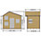 Shire Loft 8' x 5' 6" (Nominal) Shiplap T&G Timber Playhouse