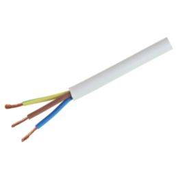 Time 3093Y White 3-Core 2.5mm² Flexible Cable 5m Coil