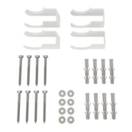 Azur Duke 700W 3-Column Electric Radiator 600mm x 650mm White 2389BTU