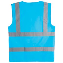 Pro RTX High Visibilty  Waistcoat Sapphire Blue X Large 48" Chest