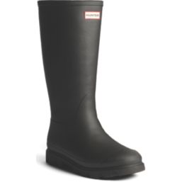 Hunter Downpour Tall Insulated  Size 8  Black Non Safety Wellies
