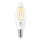 4lite  SES Candle LED Smart Light Bulb 5W 470lm 2 Pack