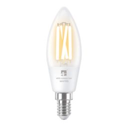 4lite  SES Candle LED Smart Light Bulb 5W 470lm 2 Pack