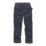 Scruffs Worker Plus Work Trousers Navy/Black 36" W 32" L