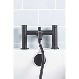 Bristan Mila Deck-Mounted  Bath/Shower Mixer Black