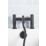 Bristan Mila Black 140mm Deck Mounted Dual Control Manual Shower Mixer Tap