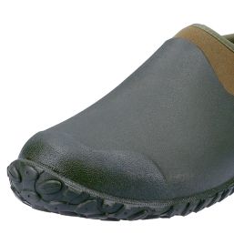 Muck Boots Muckster II Low Lightweight Size 13  Black/Moss Waterproof Slip-On Non Safety Shoes
