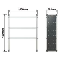 Van Guard  Universal Trade Van Racking Unit (3 Straight Shelves) 1000mm x 381mm x 1279mm