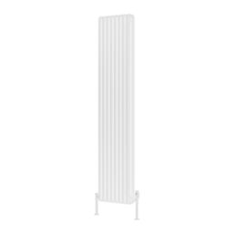 Reina 1800mm x 375mm 6574BTU White Vertical 2 Column Radiator