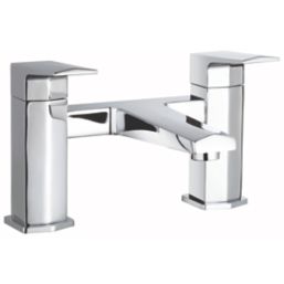 Refurb Bristan Elegance Chrome 150mm Deck Mounted Lever 2 Tap Holes Bath Mixer Tap