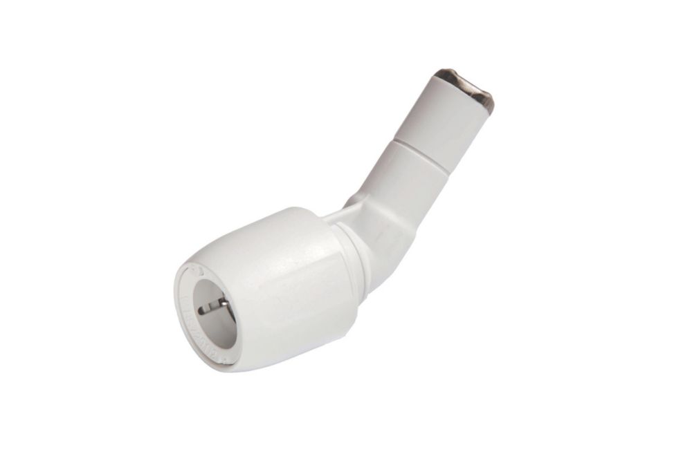Hep2O  Plastic Push-Fit Equal 135° Stem Elbow 22mm