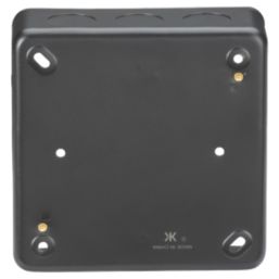 Knightsbridge  8-Module Modular Metal-Clad Back Box (6-8G) 43mm