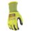 DEWALT Hi Vis Protection Gloves Yellow Medium