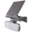 LAP  Outdoor LED Solar-Powered Floodlight With PIR Sensor Grey 2 x 500lm
