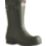 Hunter  Size 12  Dark Olive Non Safety Wellies