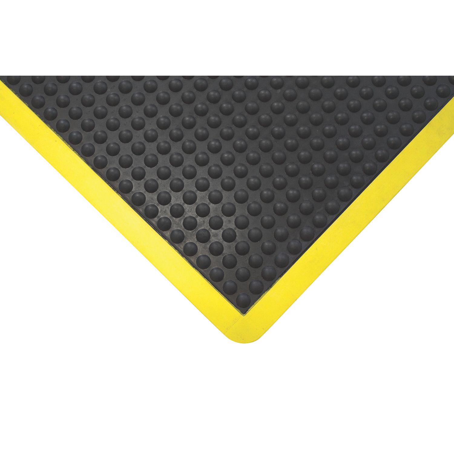 COBA Bubblemat Anti-Fatigue Floor Mat Black/Yellow 0.9m x 0.6m x 14mm (808FV)