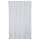 Croydex Textile Shower Curtain White 1800mm x 1800mm