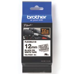 Brother TZEFX231 Flexible ID Labelling Tape 12mm x 8m