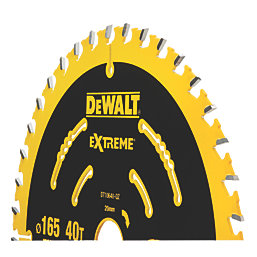 DeWalt  Wood Extreme 2nd Fix Circular Saw Blade 165mm x 20mm 40T