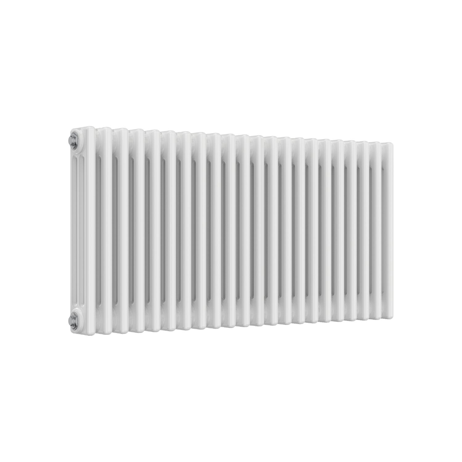 Reina 500mm x 1010mm 3793BTU White Horizontal 3 Column Radiator (808LH)