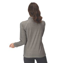 Regatta Montes Womens Half-Zip Fleece Dark Steel Size 10