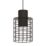 Eglo Milligan 20cm Single Pendant Light Black/White