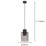 Eglo Milligan 20cm Single Pendant Light Black/White