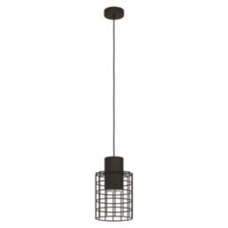 Eglo Milligan 20cm Single Pendant Light Black/White