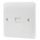 Vimark Pro 1-Gang Slave Telephone Socket White